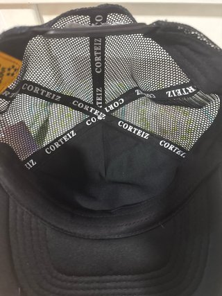 Gorra Corteiz Negra con Estrellas
