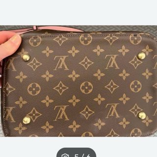 Bolso  Marrón y Rosa