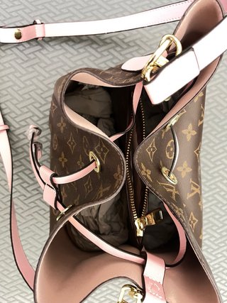 Bolso  Marrón y Rosa