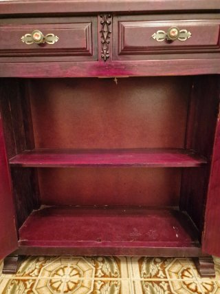 Mueble de entrada clásico madera