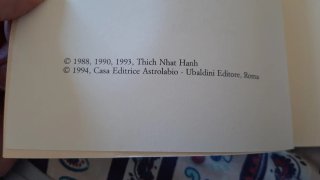 Respira! Sei vivo. di Thich Nhat Hanh libro vintag