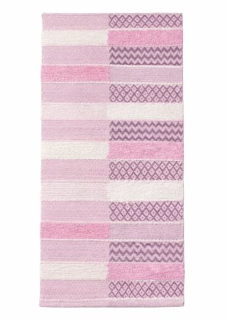 Tappeto Kilim Rosa e Viola