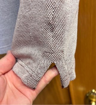 Polo hombre rayas marrón Talla M