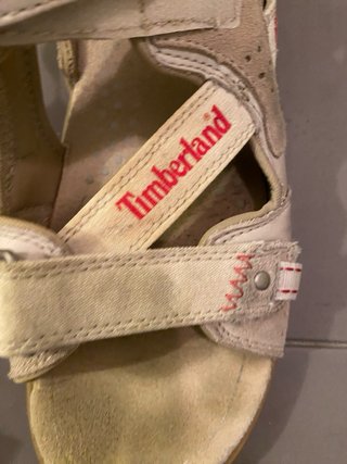 Sandali Timberland Beige/Rosso Tg 40