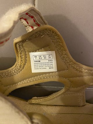 Sandali Timberland Beige/Rosso Tg 40