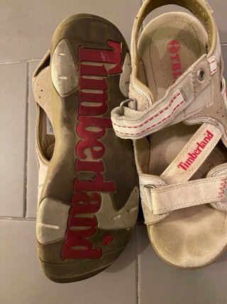 Sandali Timberland Beige/Rosso Tg 40