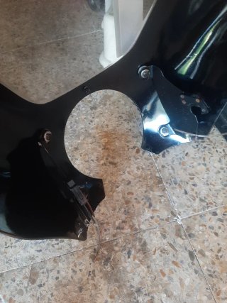 Cúpula moto negra tintada