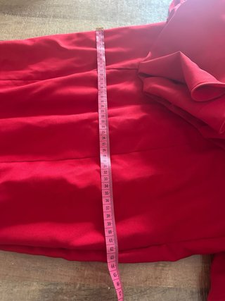 Vestido de flamenca rojo con volantes