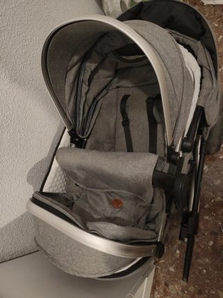 Carro de bebé 3 piezas gris