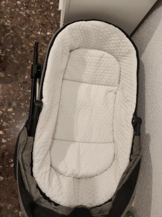 Carro de bebé 3 piezas gris