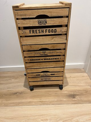 Mueble Verdulero Madera Ruedas