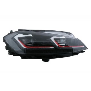 Faros delanteros Red edition Led para VW Golf 7.5