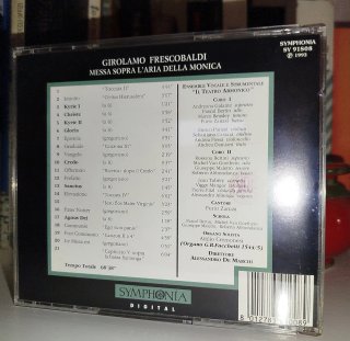 CD Girolamo Frescobaldi - Il Teatro Armonico