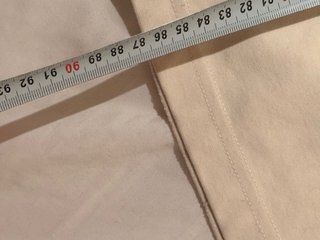 Reebok Pantalón de chándal beige con rayas