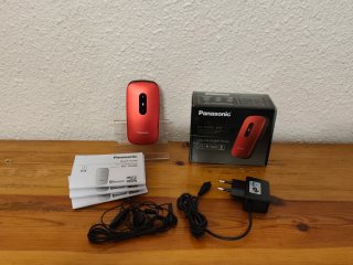 Panasonic KX-TU446 EX1 Teléfono Móvil Rojo