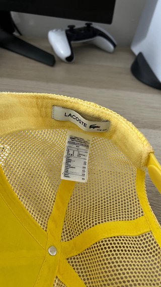 Gorra Lacoste Amarilla