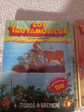 4 comics de los trotamusicos.