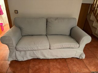 Sofá 2 plazas Ikea beige tela