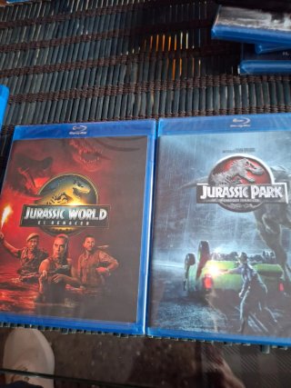 Saga Jurassic Park completa en bluray