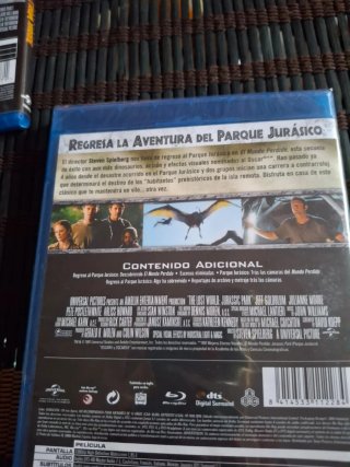 Saga Jurassic Park completa en bluray