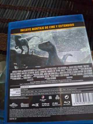 Saga Jurassic Park completa en bluray