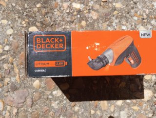 Atornillador Black+Decker 3.6V