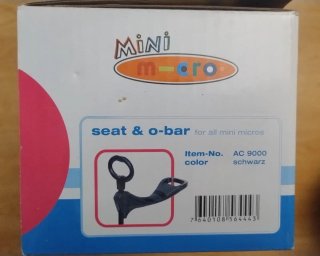 Asiento para patinete Mini Micro a estrenar