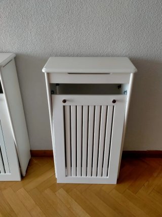 Cubreradiadores blancos de madera