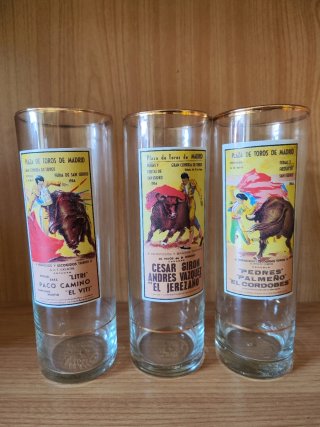 Vasos de toreros