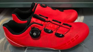 Zapatillas Ciclismo Carretera Rojas talla 41