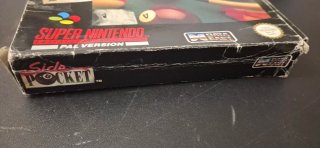 Side Pocket snes super nintendo boxato completo