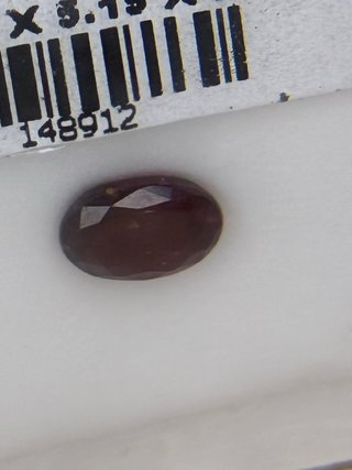 Rubi Natural  sangre Paloma 1.10 Ct forma oval