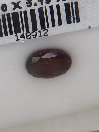 Rubi Natural  sangre Paloma 1.10 Ct forma oval