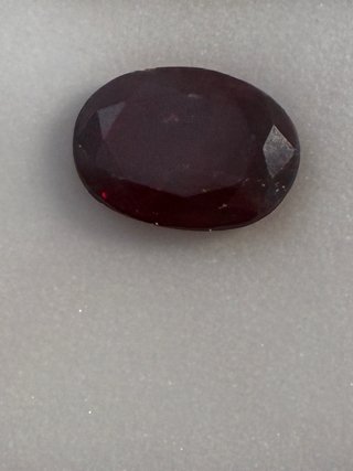 Rubi Natural  sangre Paloma 1.10 Ct forma oval