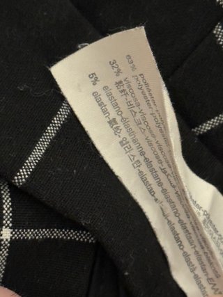 Pantalones de hombre de cuadros Bershka negros
