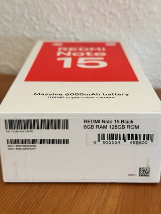 Redmi Note 15 con NFC