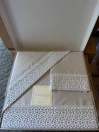 Completo letto matrimoniale Carezze pizzo