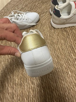 Zapatillas Tommy Hilfiger Beige y Blancas
