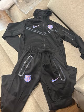 Conjunto Chandal FC Barcelona Negro