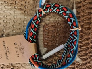 Auriculares PLIN Jack Multicolor Trenzados