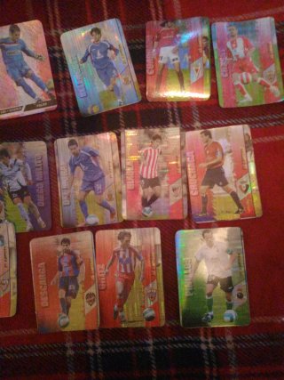 Cromos de fútbol antiguos