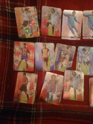 Cromos de fútbol antiguos