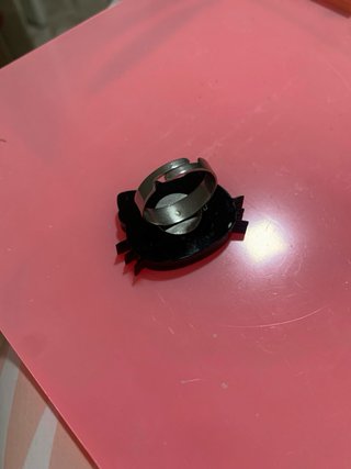 Anillo Hello Kitty Ajustable Acrílico