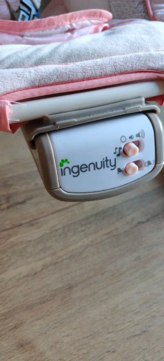 Hamaca bebé Ingenuity rosa