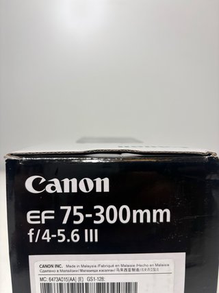 : Objetivo Canon EF 75-300mm f/4-5.6 III