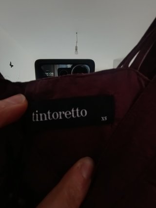 Vestido Tintoretto Granate Talla XS
