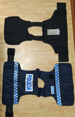 Chaleco táctico POLICIA negro