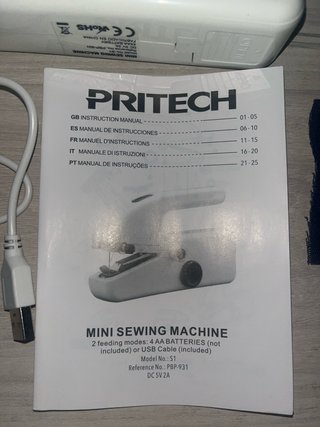 Mini Máquina de Coser PRITECH
