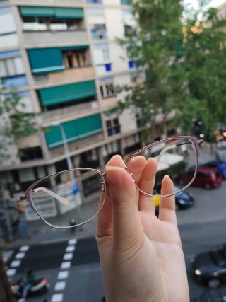 Gafas anti luz azul titanio montura ligera