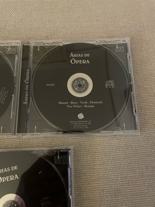 3 CD Árias de Ópera Música Clásica